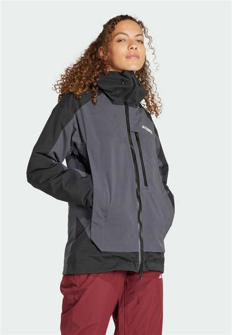 schwarze regenjacke damen adidas|adidas Sportswear Regenjacke / wasserabweisende Jacke.